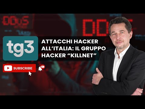Attacchi cyber all&#039;Italia: il gruppo hacker Killnet (Alessandro Curioni - TG3)